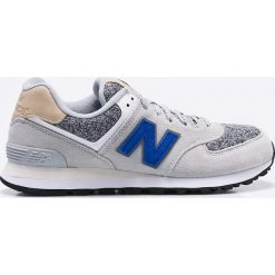 New Balance - Buty ML574VAH. Szare halówki męskie marki New Balance, ze skóry, na sznurówki. W wyprzedaży za 179,90 zł.