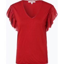 Pepe Jeans - T-shirt damski – Auteuil, czerwony. Czerwone t-shirty damskie Pepe Jeans, s, bez wzorów, z jeansu, bez kołnierzyka. Za 149,95 zł.