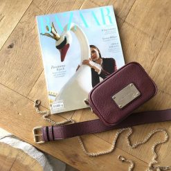 Torebka NERKA NOA WAIST CHERRY. Czerwone nerki damskie Pakamera, bez wzorów, eleganckie, bez dodatków. Za 185,00 zł.