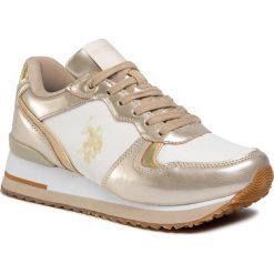 Sneakersy U.S. POLO ASSN. - Tuzla2 FEY4228S8/YT4 Off Gold. Żółte półbuty damskie U.S. Polo Assn., ze skóry ekologicznej. Za 319,00 zł.