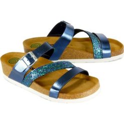 DR. BRINKMANN 701280-5 blau, klapki profilaktyczne damskie. Klapki damskie Dr. Brinkmann, bez wzorów, bez obcasa. Za 169,90 zł.
