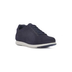 Buty Frau NABUCK NAVY. Niebieskie trampki męskie marki Frau, bez wzorów, bez zapięcia. Za 286,58 zł.