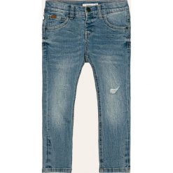 Name it - Jeansy dziecięce Nkmbabu 104-164 cm. Niebieskie spodnie chłopięce Name it, bez wzorów, z elastanu. Za 149,90 zł.