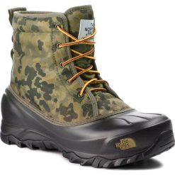 Śniegowce THE NORTH FACE - Tsumoru Boot T93MKS8HN Termac Green Macrofleck Print/Tarmac Green. Czarne śniegowce męskie The North Face, bez zapięcia. W wyprzedaży za 369,00 zł.