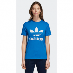 Koszulka adidas Trefoil DH3132. T-shirty damskie Adidas, bez wzorów, z elastanu, bez kołnierzyka, bez rękawów, bez kaptura. W wyprzedaży za 89,99 zł.