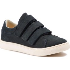 Sneakersy MRUGAŁA - Tala 3208/9-77 Blu. Niebieskie trampki chłopięce Mrugała, bez wzorów, ze skóry, na rzepy. Za 209,00 zł.