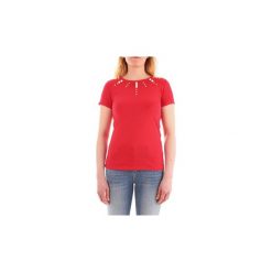 T-shirty z krótkim rękawem Fly Girl 10486/01. Czerwone t-shirty damskie Fly Girl, xl, bez wzorów, bez kołnierzyka. Za 266,24 zł.