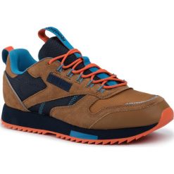 Buty Reebok - Cl Leather Ripple Trail EG8707 Wilbrw/Conavy/Cyan. Pomarańczowe sneakersy męskie Reebok, bez zapięcia. Za 329,00 zł.