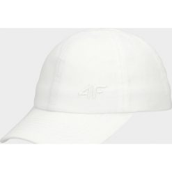 Czapka z daszkiem damska CAD207 - biały. Białe czapki damskie w paski. W wyprzedaży za 29,99 zł.