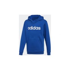 Bluzy dresowe Dziecko adidas Bluza z kapturem Linear. Niebieskie bluzy chłopięce marki Adidas, z dresówki, z kapturem. Za 179,00 zł.