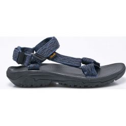 Teva - Sandały. Niebieskie kapcie męskie Teva, z materiału. W wyprzedaży za 219,90 zł.