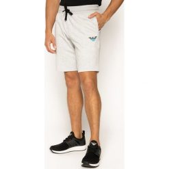 Szorty sportowe Emporio Armani Underwear 111004 0P571 00048. Szare spodenki sportowe męskie Emporio Armani Underwear, xl, bez wzorów, z bawełny, sportowe. Za 339,00 zł.