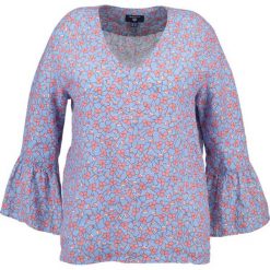 Bluzki asymetryczne: GANT LINKED FLORAL Bluzka capri blue