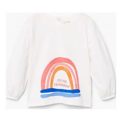 Bluzki dziewczęce bawełniane: Mango Kids - Bluzka dziecięca Arqui 80-104 cm
