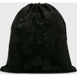 Desigual Sport - Plecak. Czarne plecaki damskie Desigual Sport, bez wzorów, z poliesteru, sportowe. Za 129,90 zł.