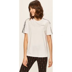 Diadora - T-shirt. Białe bluzki damskie Diadora, s, z aplikacjami, z bawełny, casualowe, z okrągłym kołnierzem, z krótkim rękawem. Za 129,90 zł.