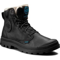 Trapery PALLADIUM - Pampa Sport Cuff WPS 72992-001-M Black. Czarne buty zimowe damskie Palladium, ze skóry. W wyprzedaży za 389,00 zł.