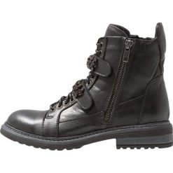 Lazamani Botki sznurowane black. Czarne botki damskie skórzane marki Lazamani, na sznurówki. Za 589,00 zł.