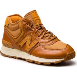 Sneakersy NEW BALANCE - WH574BD Brązowy. Pomarańczowe półbuty damskie New Balance, ze skóry ekologicznej. W wyprzedaży za 299,00 zł.