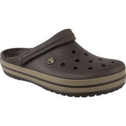 Crocs Crocband 11016-22Y 37/38 Brązowe. Pomarańczowe klapki damskie Crocs, bez wzorów, z syntetyku, bez obcasa. W wyprzedaży za 149,99 zł.