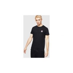 T-shirty z krótkim rękawem Diesel 00SZ7W 0PATI - T-DIEGO-DIV. Czarne t-shirty męskie Diesel, m, bez wzorów, bez kołnierzyka, krótkie. Za 152,69 zł.