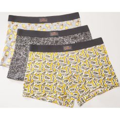 3 pack bokserek The Simpsons - Wielobarwny. Szare bokserki męskie House, bez wzorów. Za 59,99 zł.