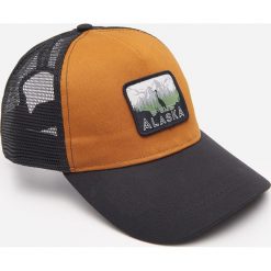Czapka z daszkiem typu trucker - Beżowy. Brązowe czapki męskie House, bez wzorów. Za 39,99 zł.