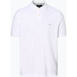 Fynch Hatton - Męska koszulka polo, biały. Białe koszulki męskie Fynch-Hatton, xxl, bez wzorów, z bawełny, sportowe, bez rękawów. Za 179,95 zł.
