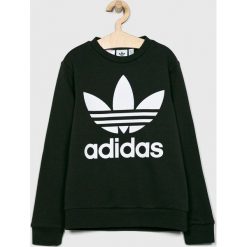 Adidas Originals - Bluza dziecięca 128-164 cm. Czarne bluzy chłopięce adidas Originals, z nadrukiem, z elastanu, bez rękawów, bez kaptura. W wyprzedaży za 159,90 zł.