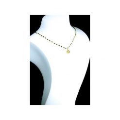 Choker Spinel Metalizowany złoto. Czarne naszyjniki damskie Brazi druse jewelry, na co dzień, z spinelem, srebrne. Za 190,00 zł.