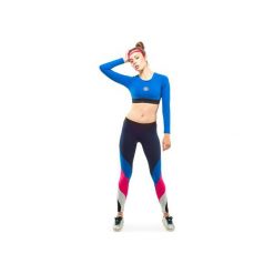 Mensa Leggings (Navy Blue). Niebieskie legginsy damskie marki OKUAKU, m, bez wzorów, z elastanu. Za 139,00 zł.