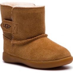 Buty UGG - T Keelan 1096089T T/Che. Pomarańczowe kozaki dziewczęce Ugg, bez wzorów, z wełny, bez obcasa. Za 289,00 zł.