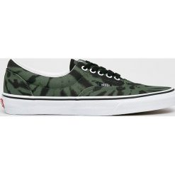 Vans - Tenisówki. Zielone trampki męskie Vans, bez wzorów, z materiału, na sznurówki. W wyprzedaży za 179,90 zł.