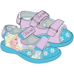 Disney Sandały Dziewczęce Frozen 26 Niebieski. Niebieskie sandały dziewczęce Disney, z syntetyku, bez zapięcia. Za 92,00 zł.
