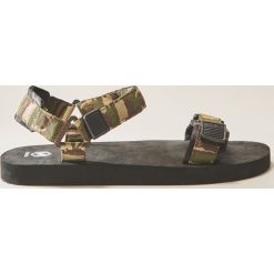 Sandały męskie: Sandały camo – Czarny