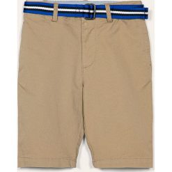 Polo Ralph Lauren - Szorty dziecięce 32134-176 cm. Brązowe spodenki chłopięce Polo Ralph Lauren, w paski, z elastanu. W wyprzedaży za 219,90 zł.