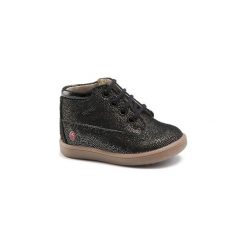 Buty Dziecko GBB NINON. Czarne trampki dziewczęce GBB, bez wzorów, bez zapięcia. Za 231,20 zł.