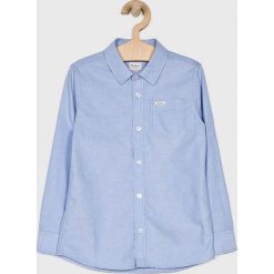 Pepe Jeans - Koszula dziecięca 122-178/180 cm. Niebieskie koszule chłopięce z bawełny, casualowe, długie. W wyprzedaży za 99,90 zł.