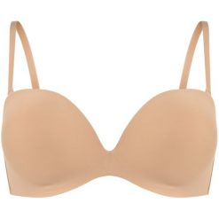 Biustonosz balkonetka Triumph Stepy Soft 10202475. Czarne biustonosze Triumph, bez wzorów, z elastanu. W wyprzedaży za 119,00 zł.
