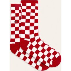Vans - Skarpetki. Czerwone skarpetki męskie Vans, bez wzorów, z bawełny. Za 49,90 zł.