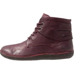 Kickers HOBYLOW Ankle boot bordeaux. Brązowe botki damskie skórzane marki Kickers. Za 569,00 zł.