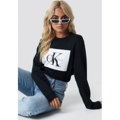 Calvin Klein Bluza Hebe True Icon - Black. Czarne bluzy rozpinane damskie Calvin Klein, z dzianiny. Za 404,95 zł.