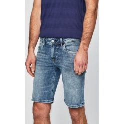 Pepe Jeans - Szorty Hatch. Niebieskie spodenki i szorty męskie Pepe Jeans, bez wzorów, z elastanu, casualowe. W wyprzedaży za 149,90 zł.