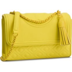 Torebka TORY BURCH - Fleming Matte Small Convertible Shoulder Bag 39927 Yellow Orchid 791. Żółte torebki klasyczne damskie Tory Burch, bez wzorów, ze skóry ekologicznej, wizytowe, bez dodatków. W wyprzedaży za 1119,00 zł.