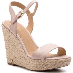 Espadryle MICHAEL MICHAEL KORS - Jill Wedge 40S8JIHA1L Soft Pink. Różowe espadryle damskie marki MICHAEL Michael Kors, bez wzorów, ze skóry, bez obcasa, na obcasie. Za 669,00 zł.