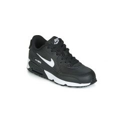 Buty Dziecko Nike AIR MAX 90 LEATHER PS. Czarne trampki chłopięce marki Nike. Za 329,00 zł.