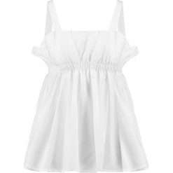 Bluzki asymetryczne: Missguided Petite FRILL Bluzka white