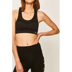 Champion - Biustonosz sportowy. Czarne biustonosze sportowe damskie Champion, s, bez wzorów, z elastanu. Za 119,90 zł.