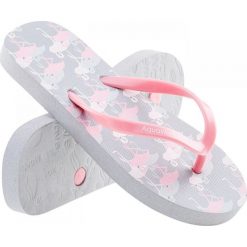 Klapki dziewczęce: AQUAWAVE Japonki dziewczęce Flammy Jr Grey Flaming Print/Candy Pink r. 34