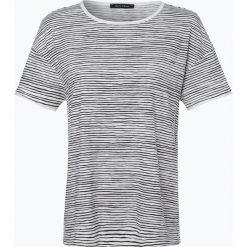 Marc O'Polo - T-shirt damski, czarny. Czarne t-shirty damskie marki Marc O'Polo, xl, w paski, z bawełny, polo. Za 139,95 zł.